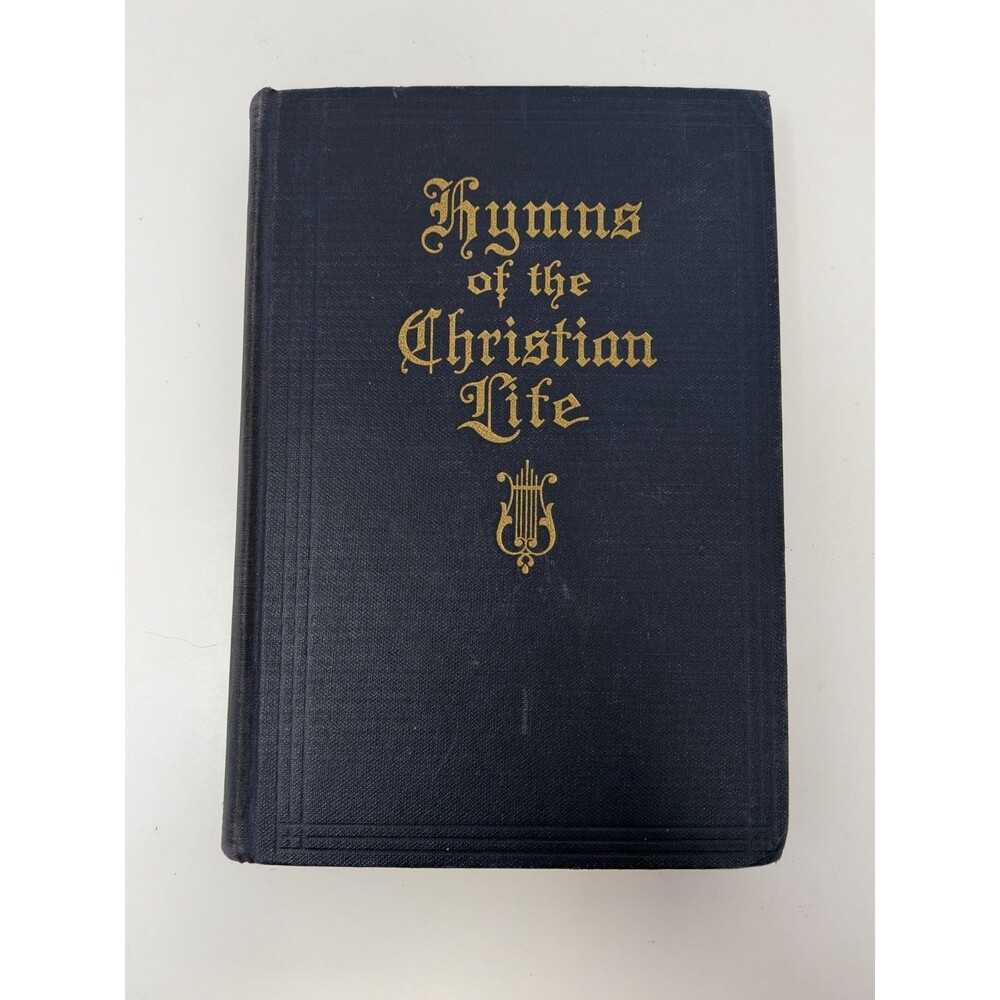 Vintage Hymns of the Christian Life Hardcover 1936 Antique Hymnal C&MA